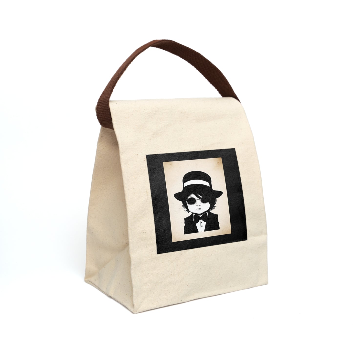 Canvas Lunch Bag With Strap