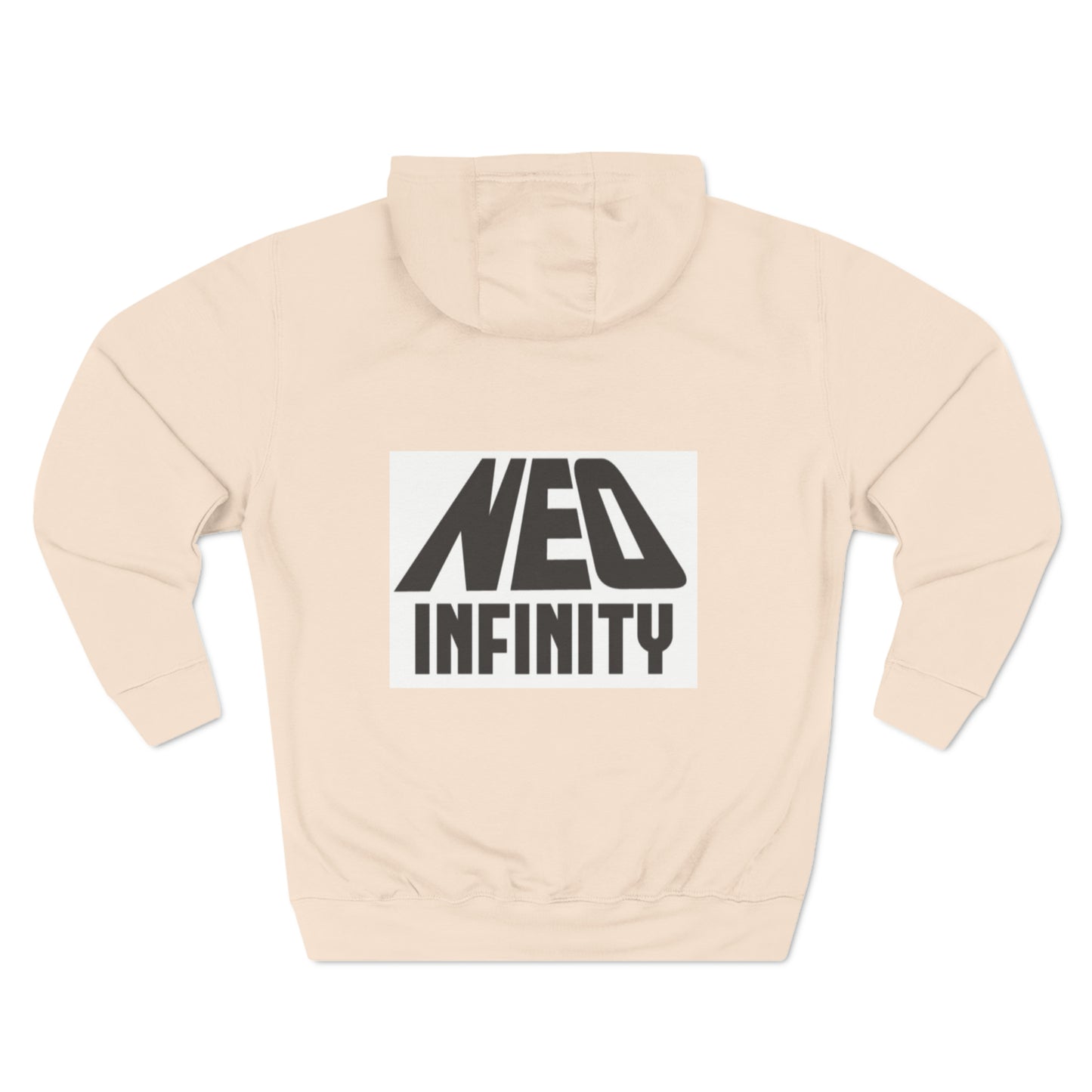 Three-Panel Fleece Hoodie