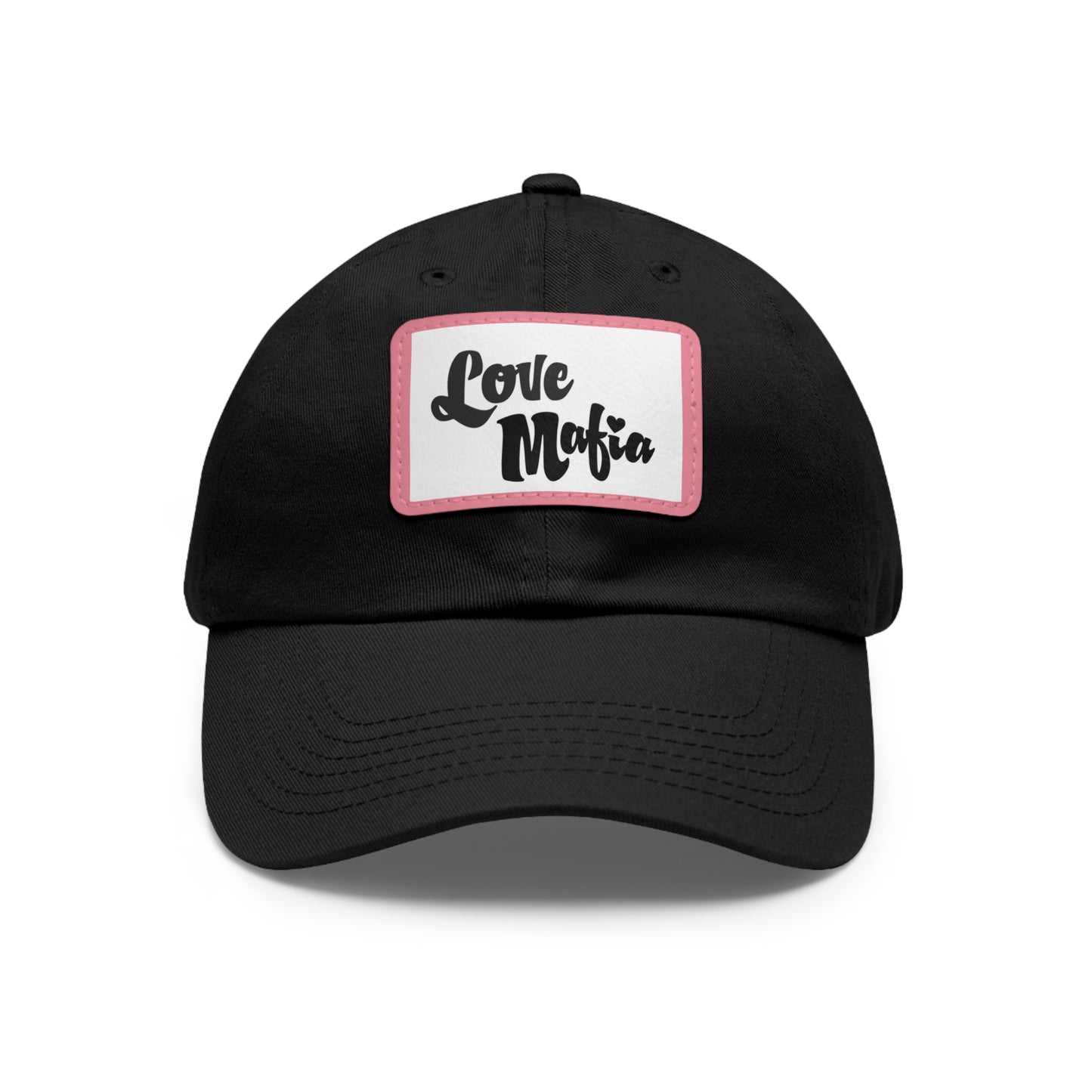 Dad Hat with Leather Patch (Rectangle)