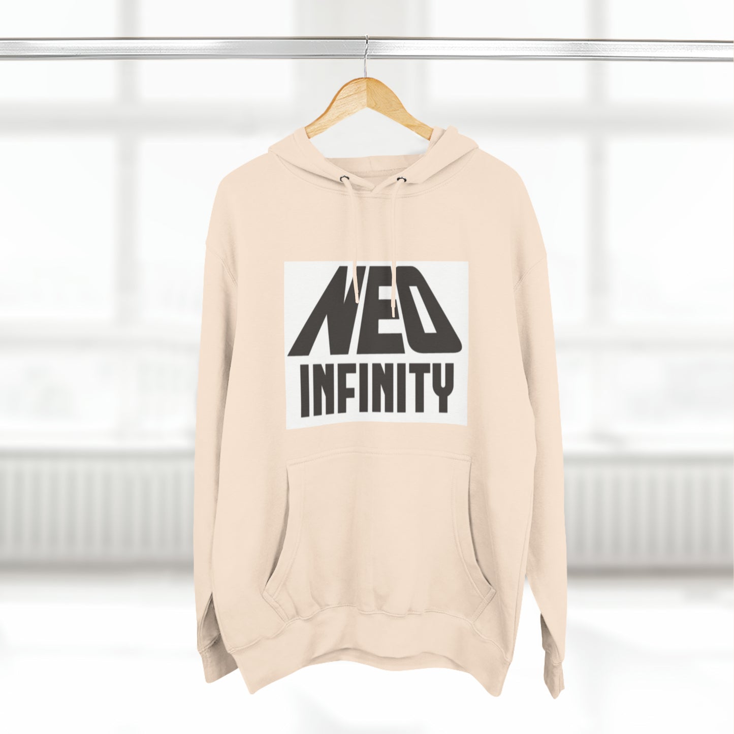 Three-Panel Fleece Hoodie