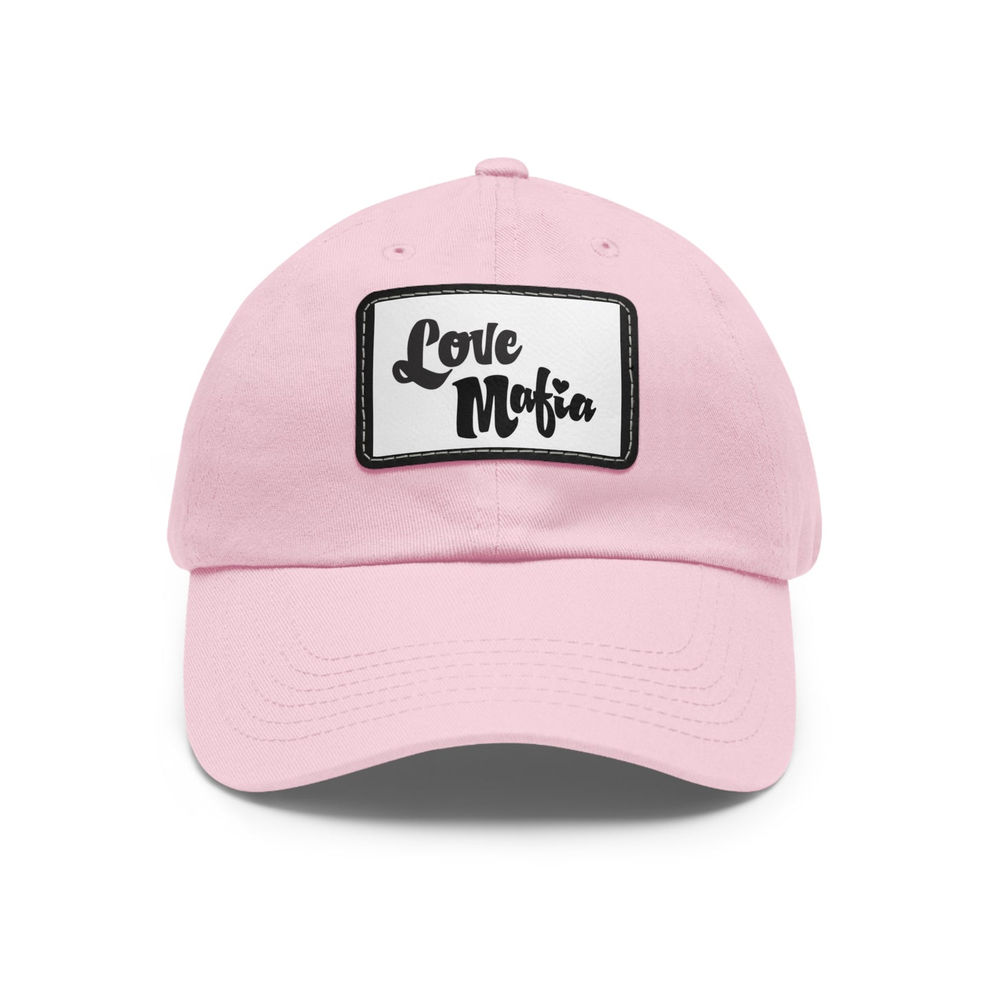 Dad Hat with Leather Patch (Rectangle)