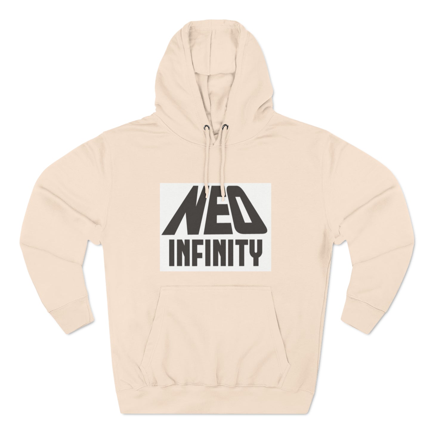 Three-Panel Fleece Hoodie