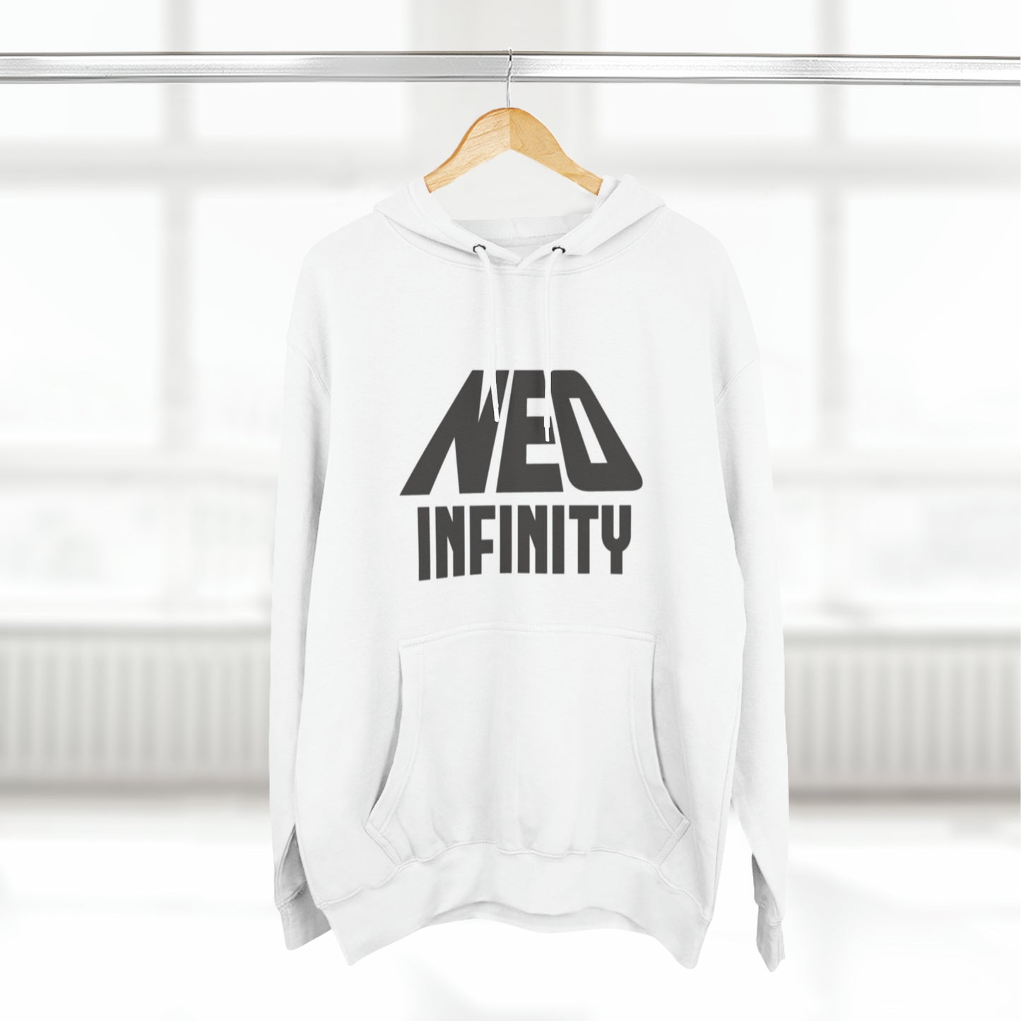 Three-Panel Fleece Hoodie