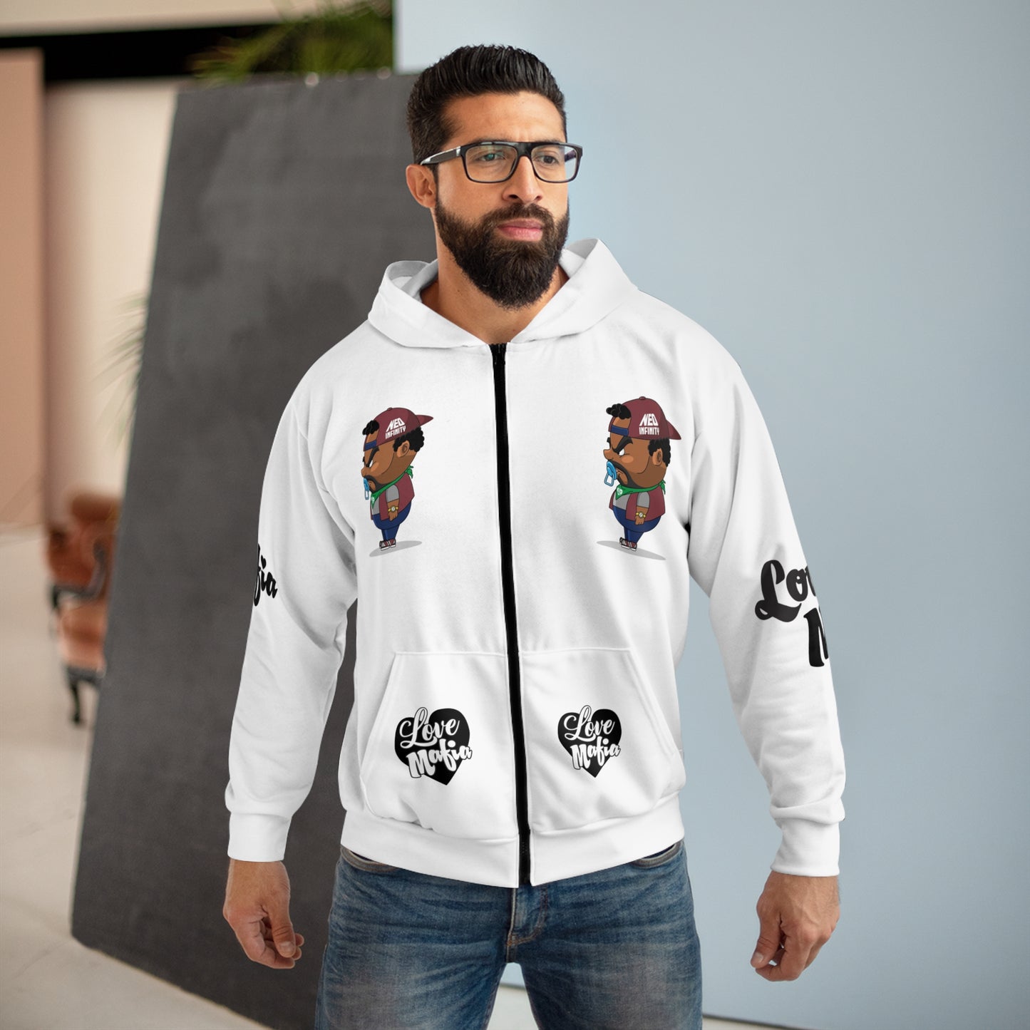 Unisex Zip Hoodie (AOP)