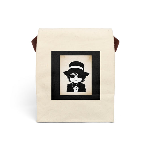 Canvas Lunch Bag With Strap