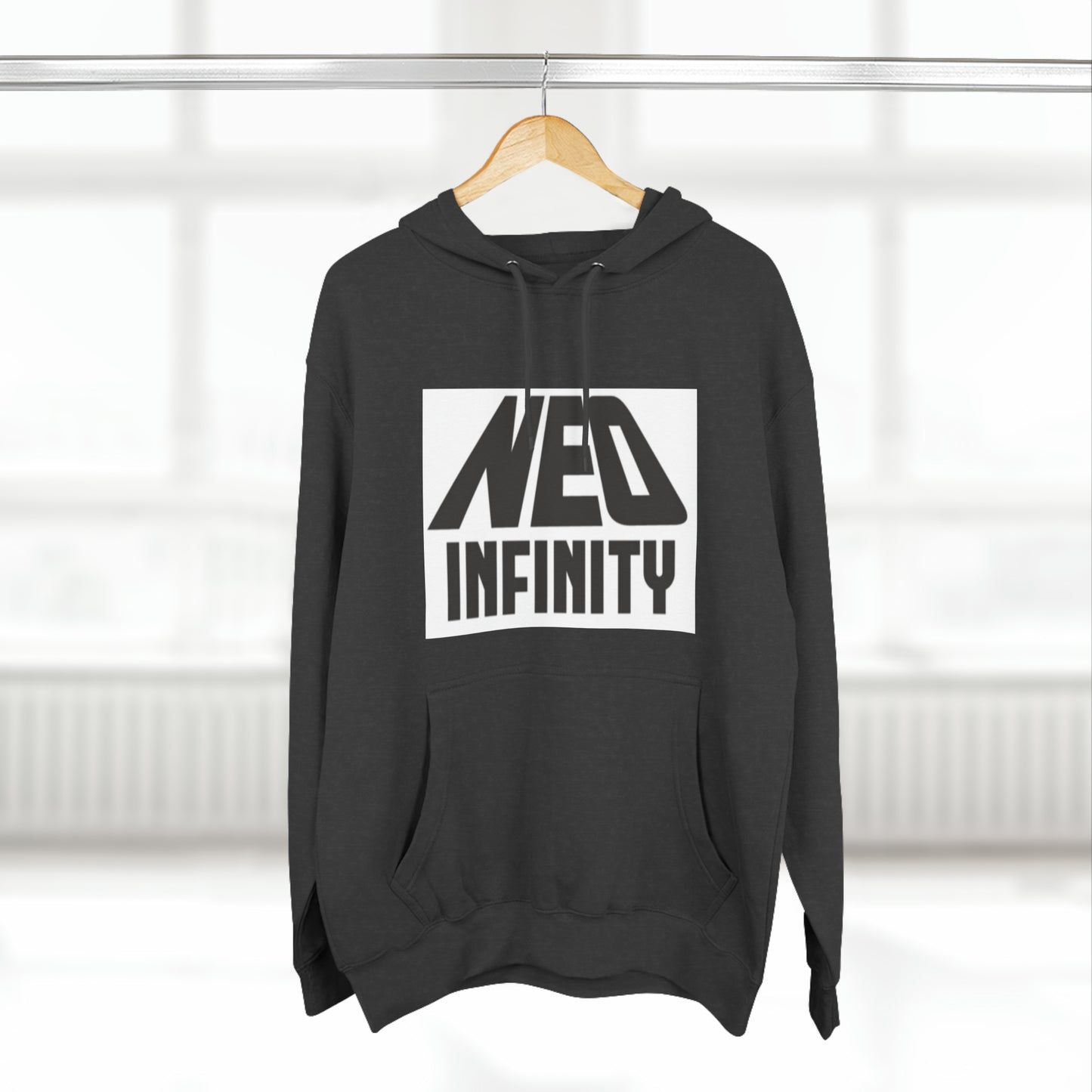 Three-Panel Fleece Hoodie