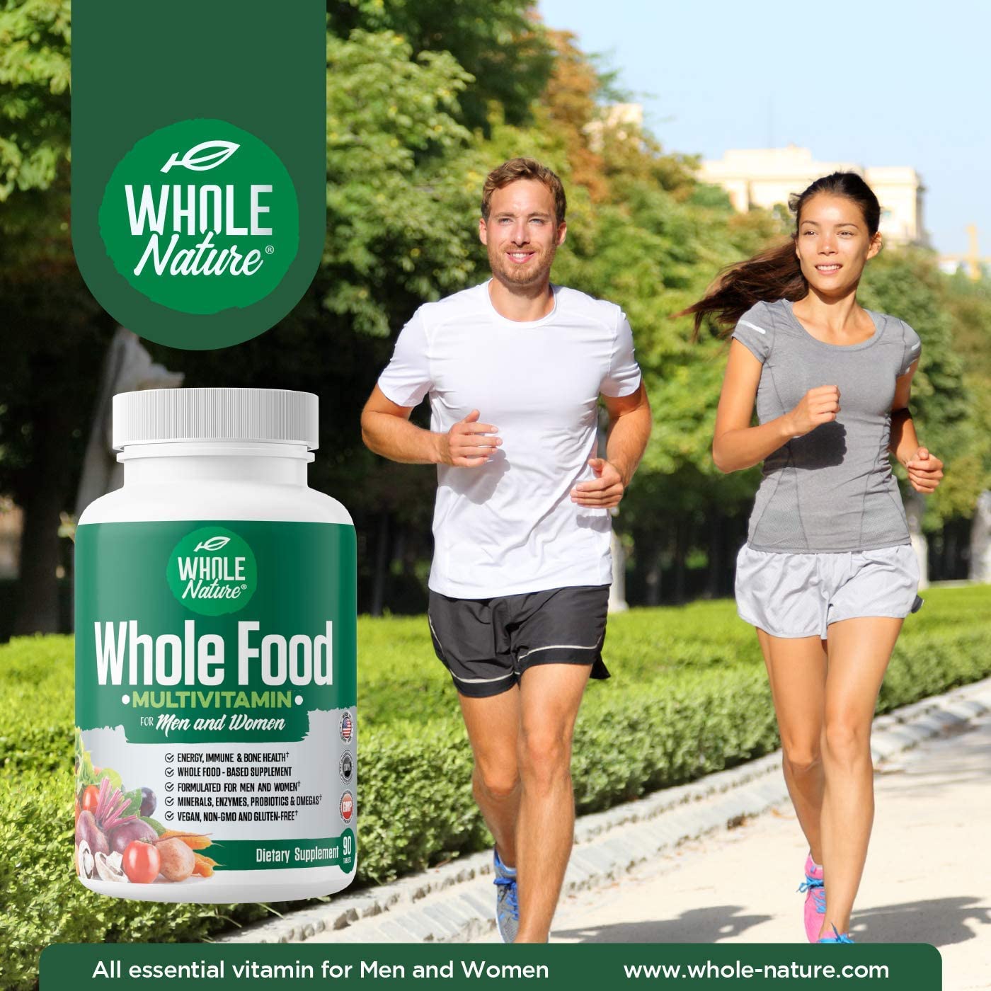 Whole Nature Whole Food Multivitamin For Men & Women-2