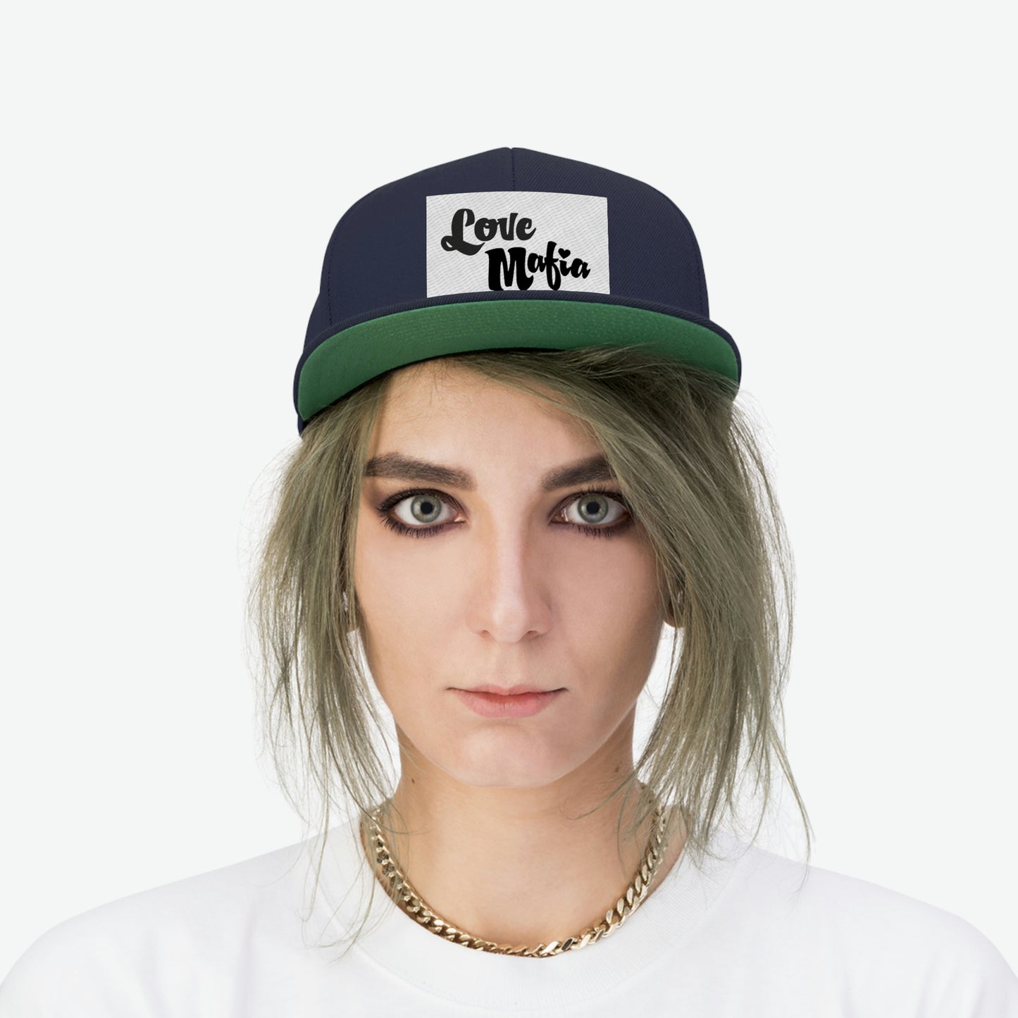 Unisex Flat Bill Hat