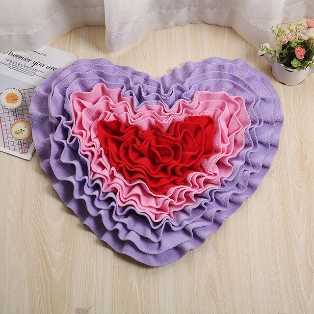 Dog Sniffing Mat Pet Slow Feeding Pad Dog Puzzle Toy Interactive Game Training Foraging Blanket Snack Feeding Mat Pets Supplies