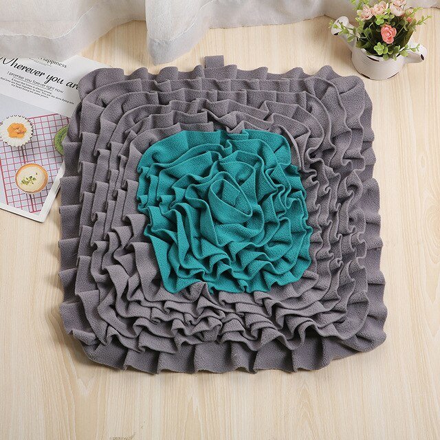 Dog Sniffing Mat Pet Slow Feeding Pad Dog Puzzle Toy Interactive Game Training Foraging Blanket Snack Feeding Mat Pets Supplies