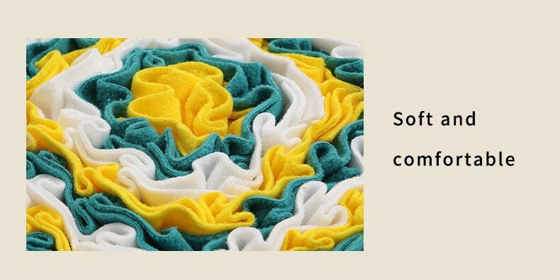 Dog Sniffing Mat Pet Slow Feeding Pad Dog Puzzle Toy Interactive Game Training Foraging Blanket Snack Feeding Mat Pets Supplies
